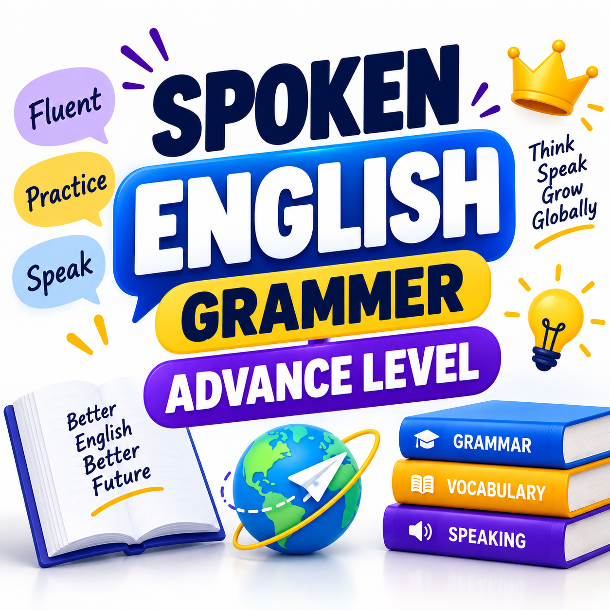 SPOKEN ENGLISH GRAMMER  ADVANCE  LEVEL